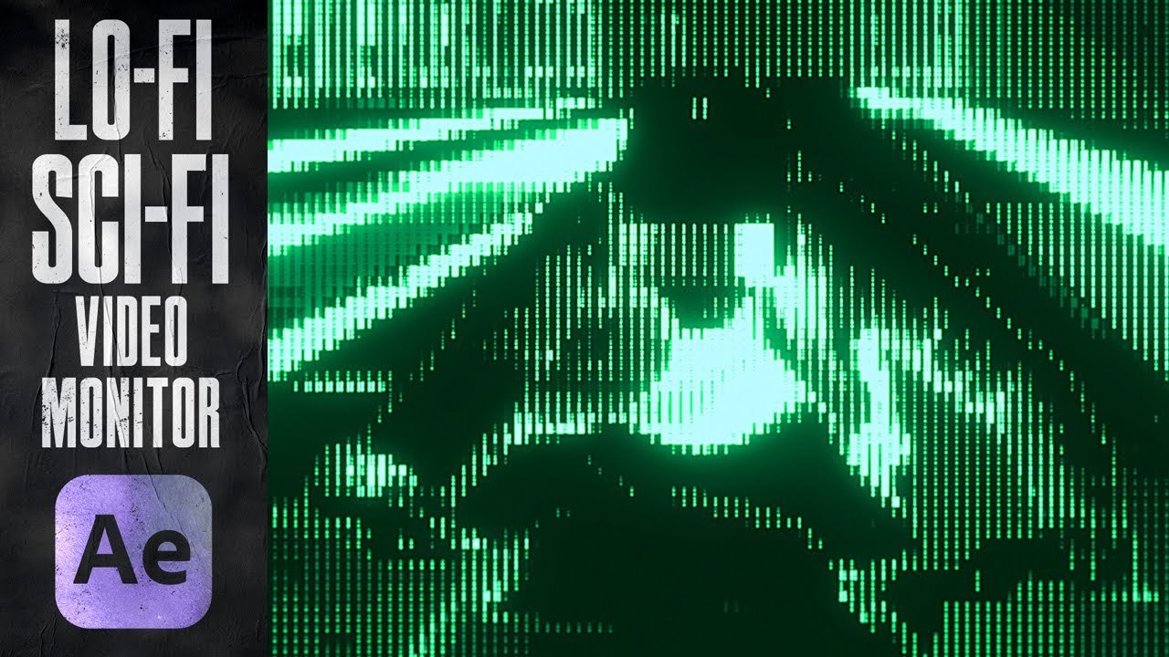 Advanced After Effects // Analogue Retro-Futuristic Monitor