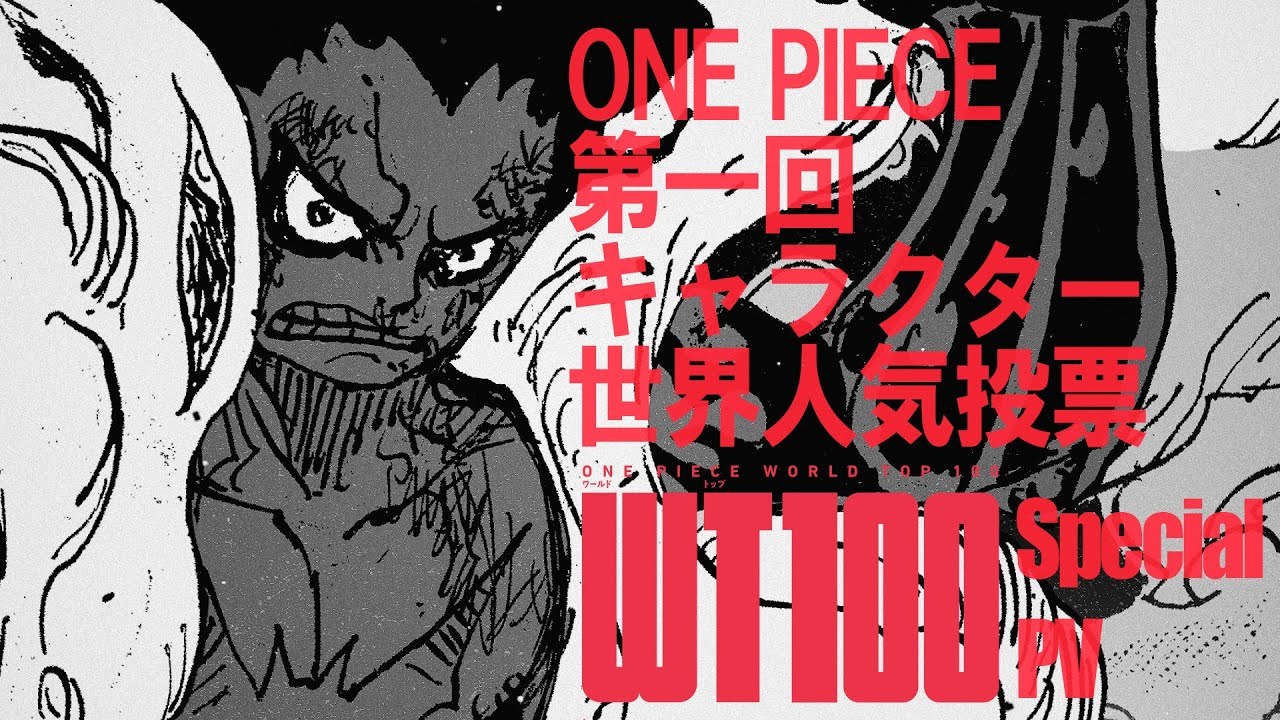 【ONE PIECE】The 1st Global ONE PIECE Character Popularity Contest  -- Special PV【WT100】