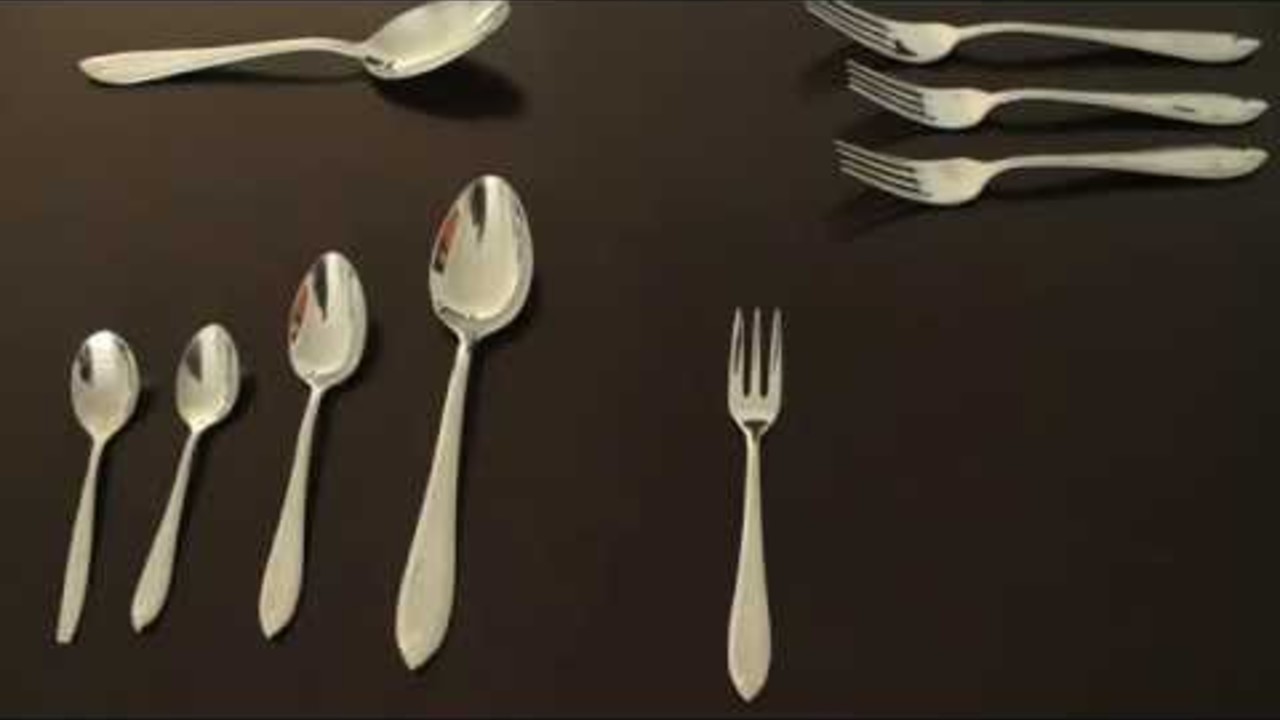 everyday objects as art: dance of cutlery