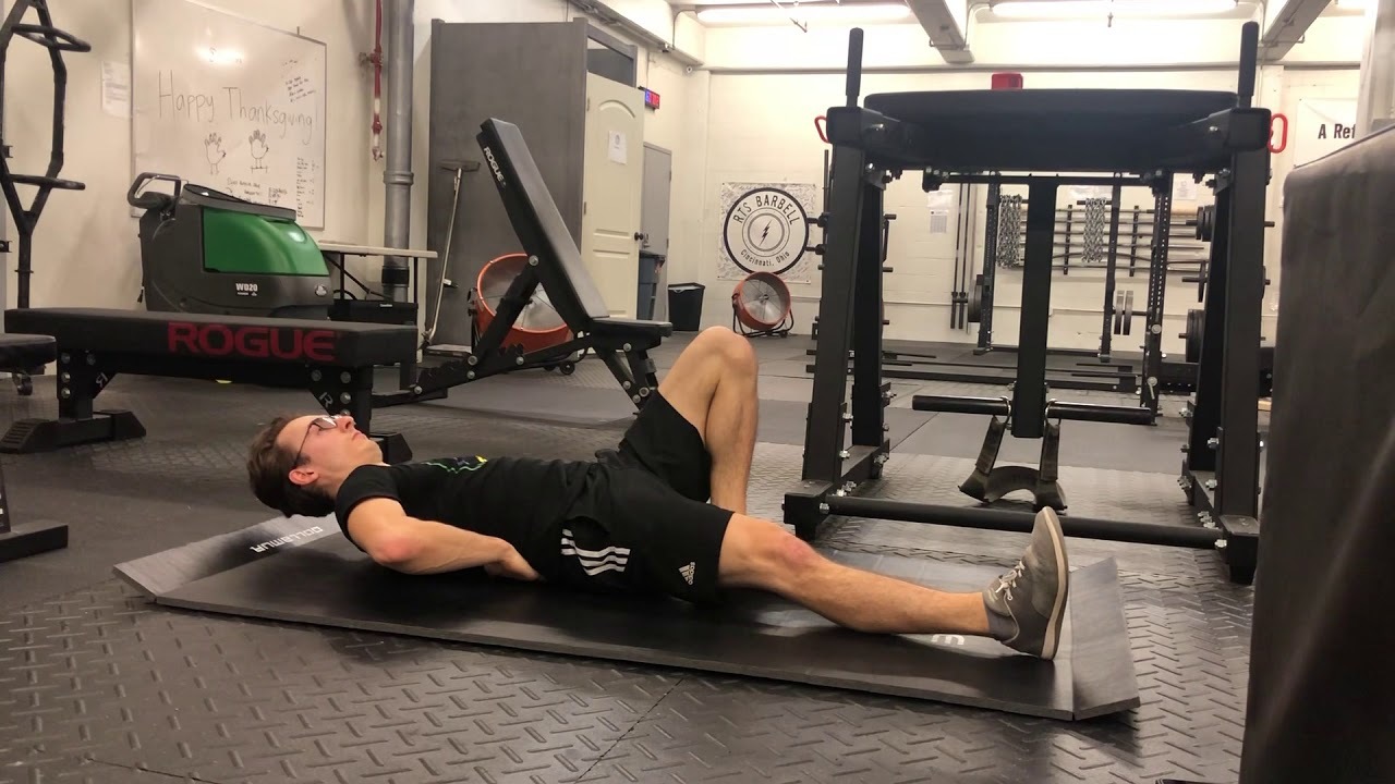 Modified Curl Up Core Exercise