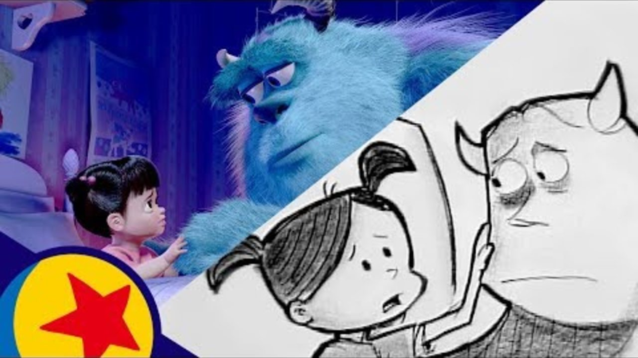 Sulley and Boo’s Goodbye From Monsters, Inc. | Pixar Side-by-Side