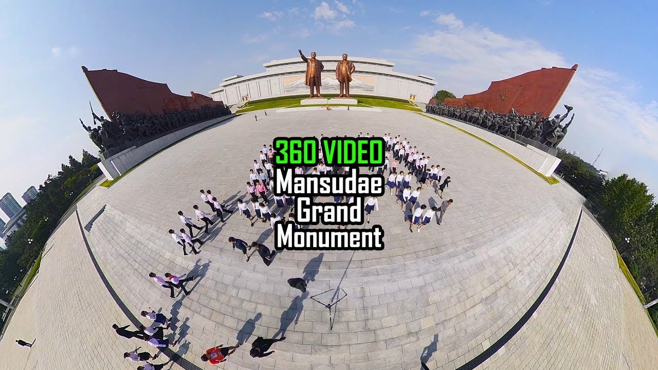 Mansudae Grand Monument 360 Video (North Korea)