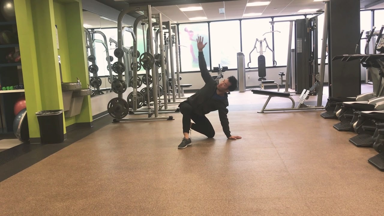 Abducted Split Kneeling Thoracic Extension Rotations