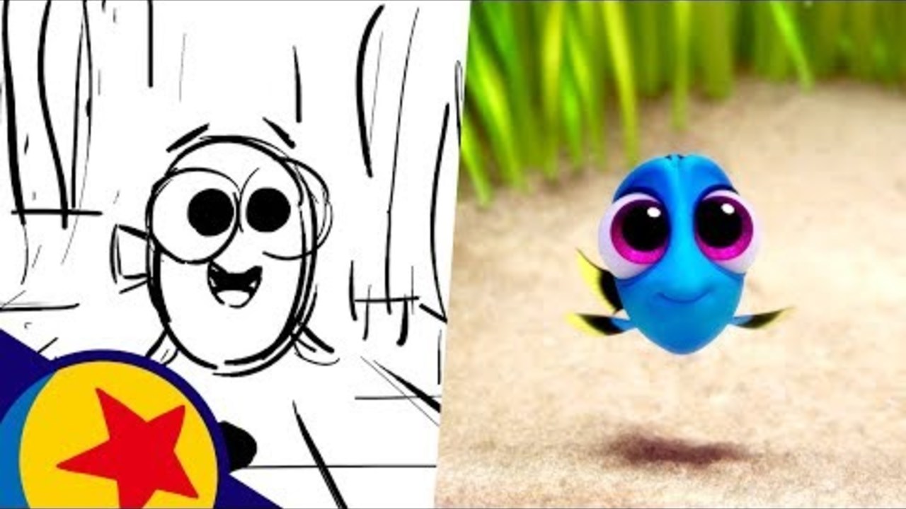 Learn With Baby Dory from Finding Dory | Pixar Side by Side