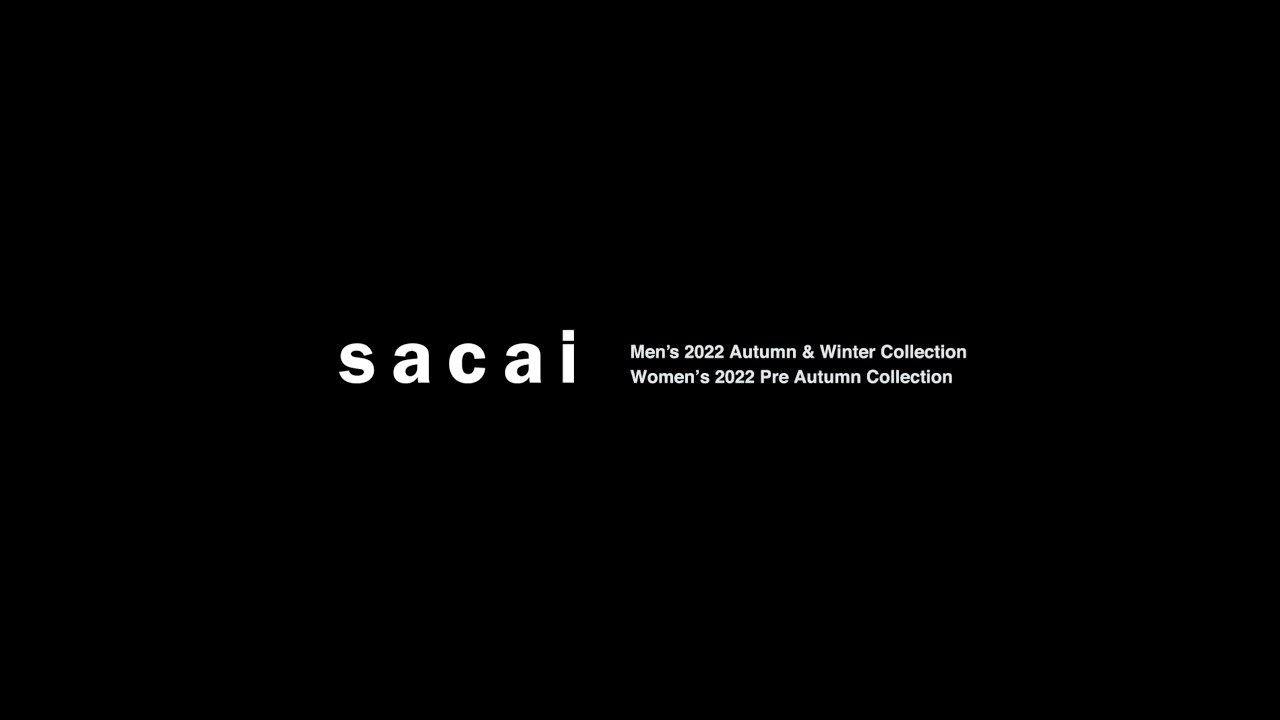 sacai 2022 men's Autumn & Winter collection, 2022 Pre Autumn collection