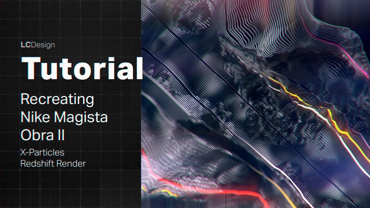 Recreating NIKE MAGISTA OBRA II with Cinema4D + Xparticles Tutorial (@LCMirandaDesign)