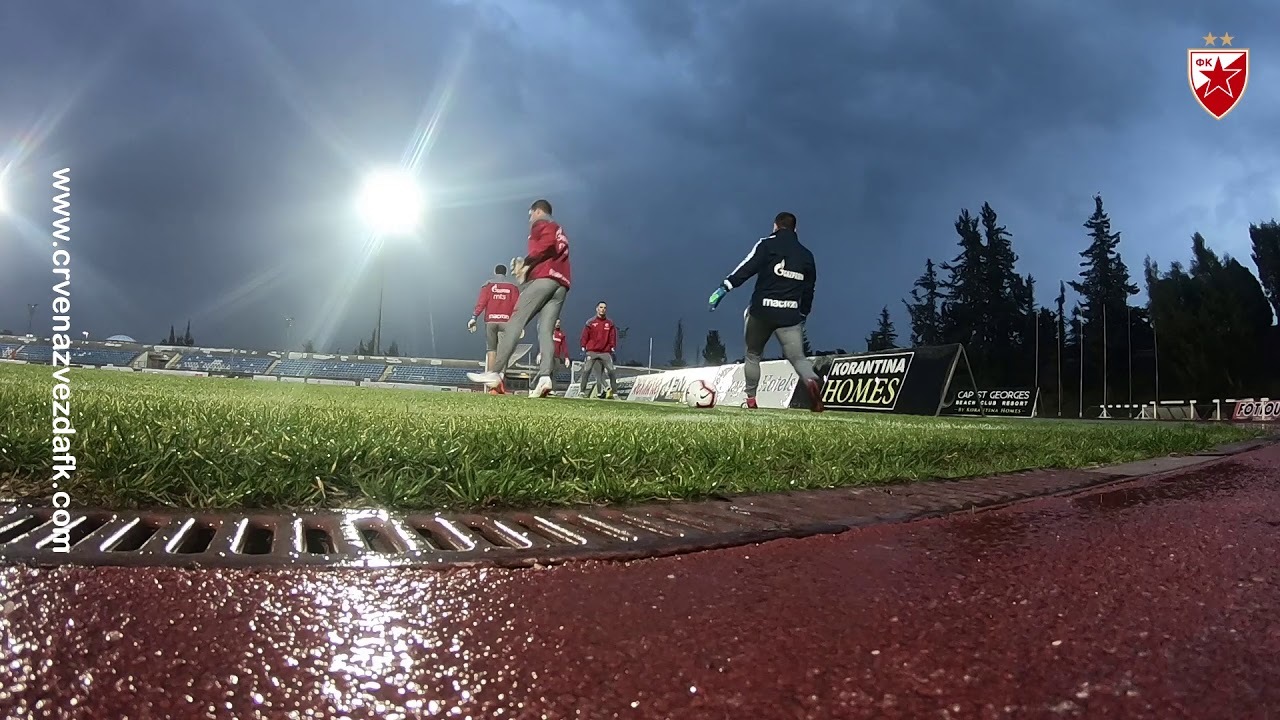 Prvi trening na Kipru - Red kiše, red znoja