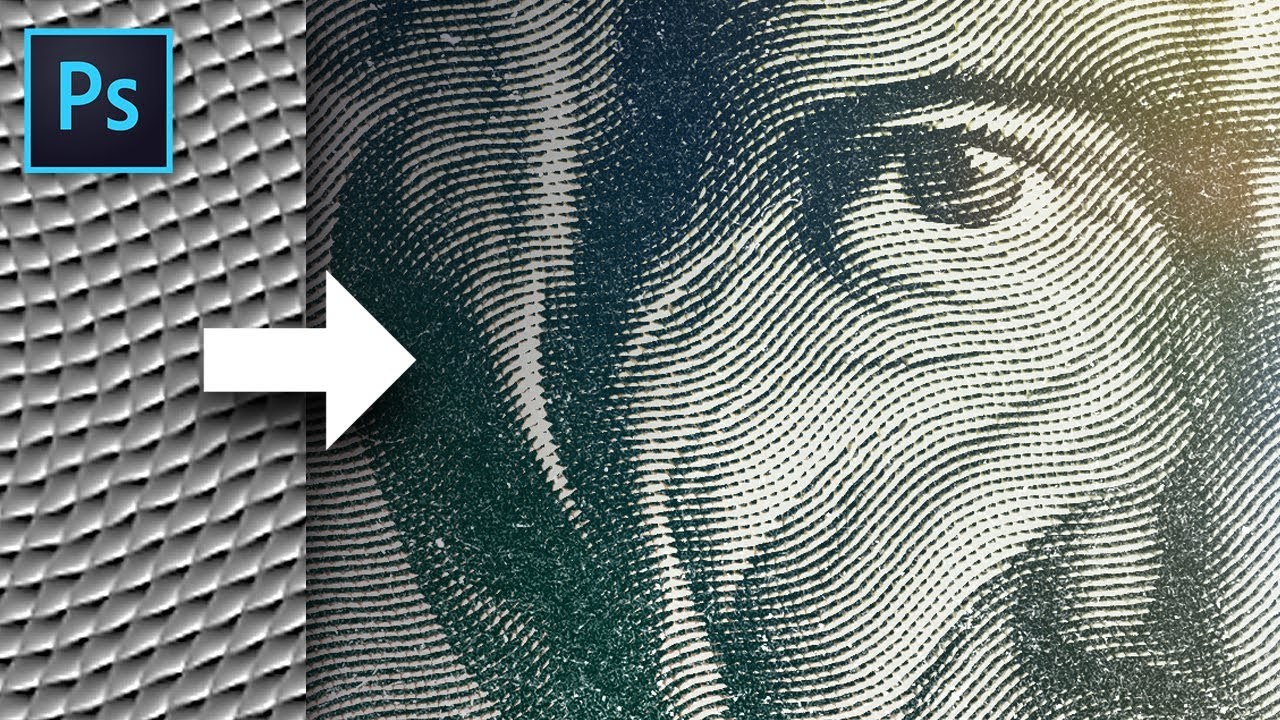 This Magic Texture Creates an Engraved Money Effect in Photoshop!