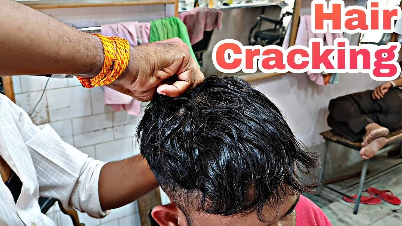 Master Hair Cracker head massage with neck and hair cracking | Indian Massage