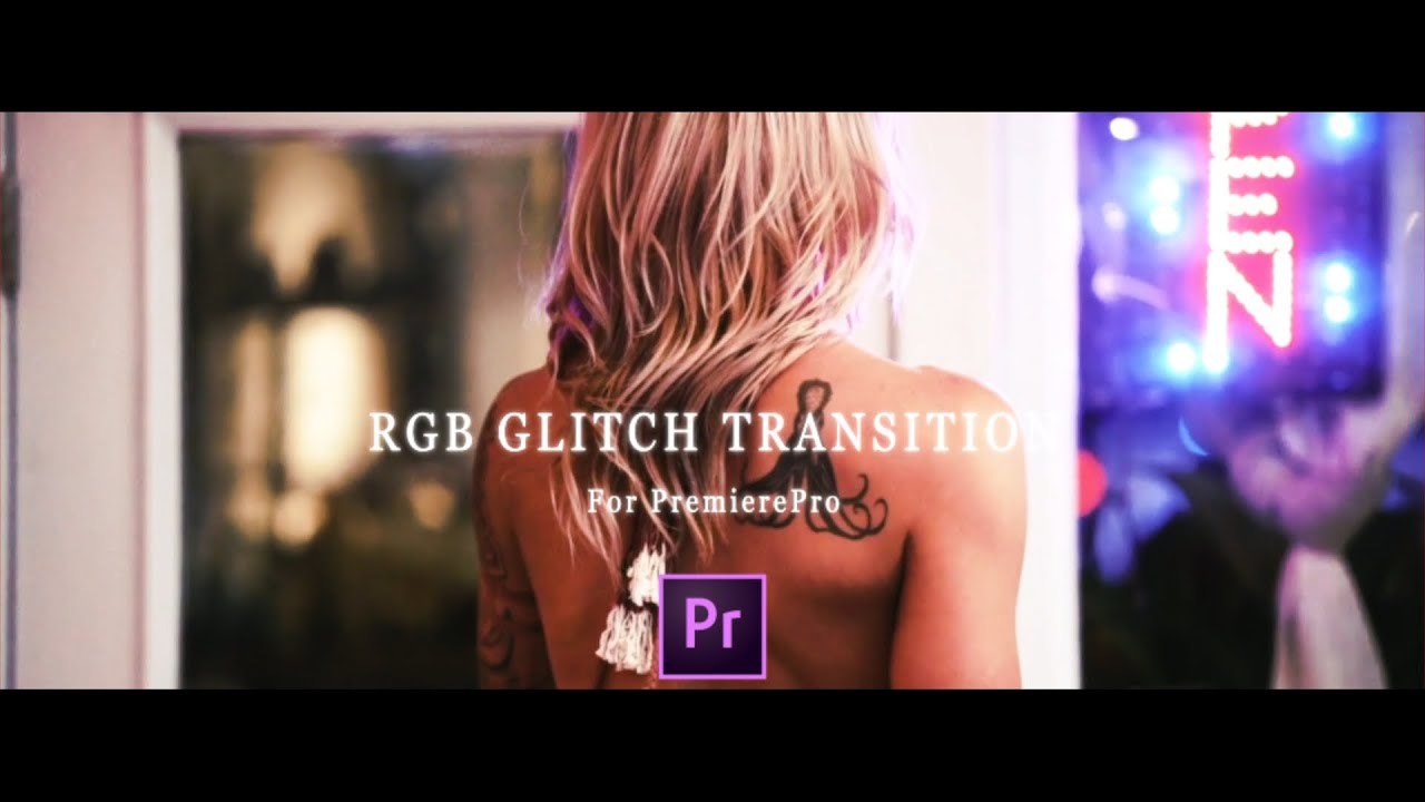 【無料/特別編】25種類のRGBグリッチトランジション | For PremierePro『サムコルダー』style