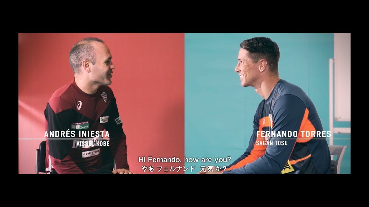 Andrés Iniesta and Fernando Torres talk about their adventure in J.League