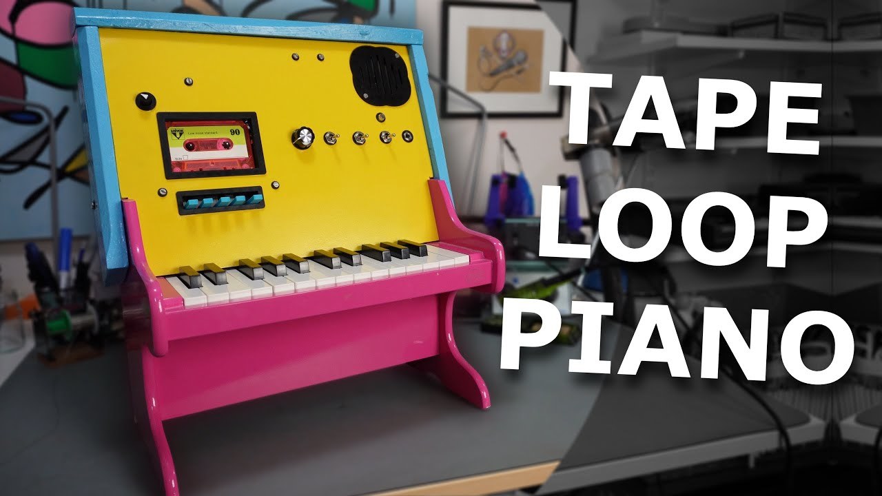 I Put A Cassette Player On A Toy Piano And Now It’s My Favorite Instrument