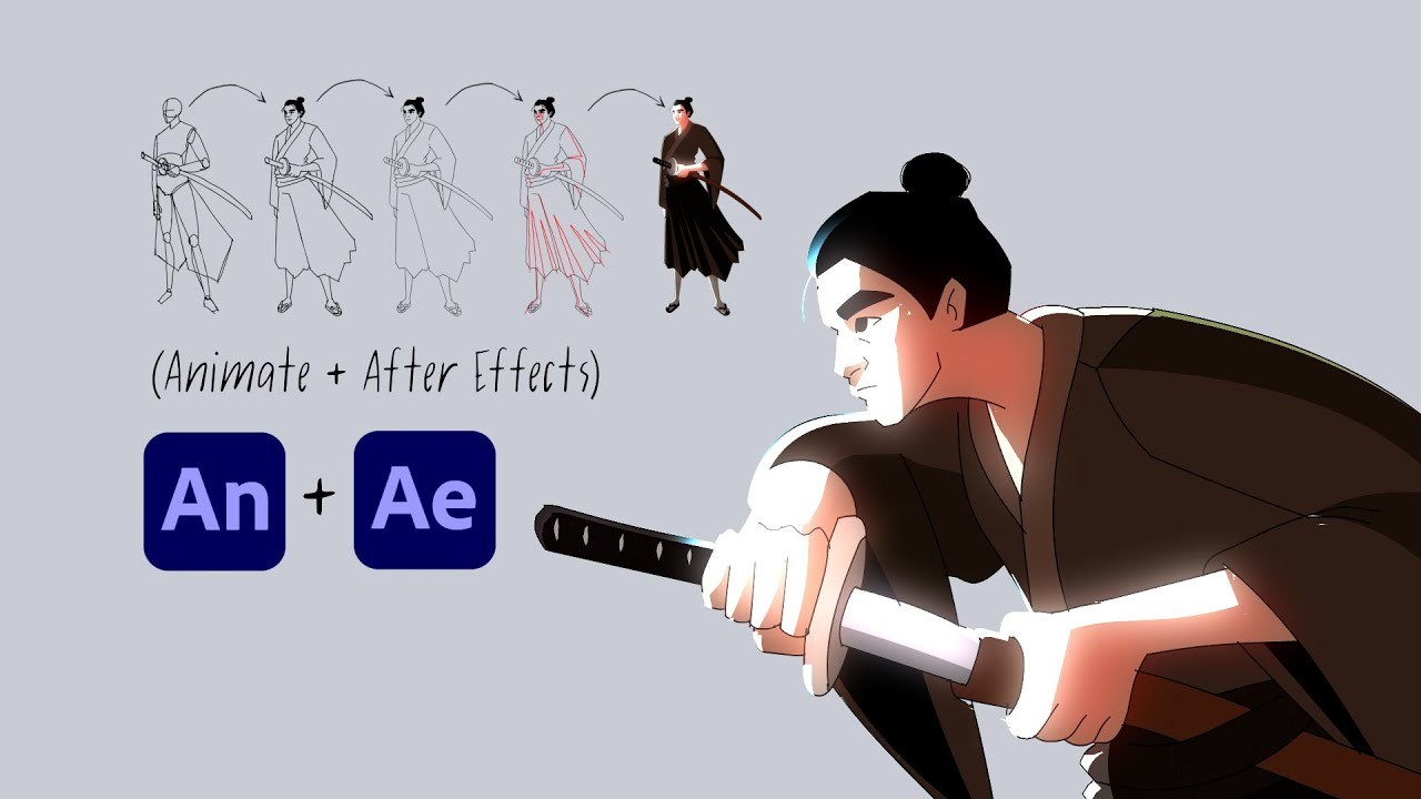How I Animate Frame by Frame: Animate + After Effects Workflow