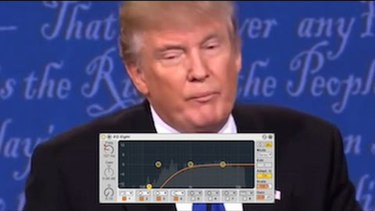Making a beat out of a Donald Trump sniff.