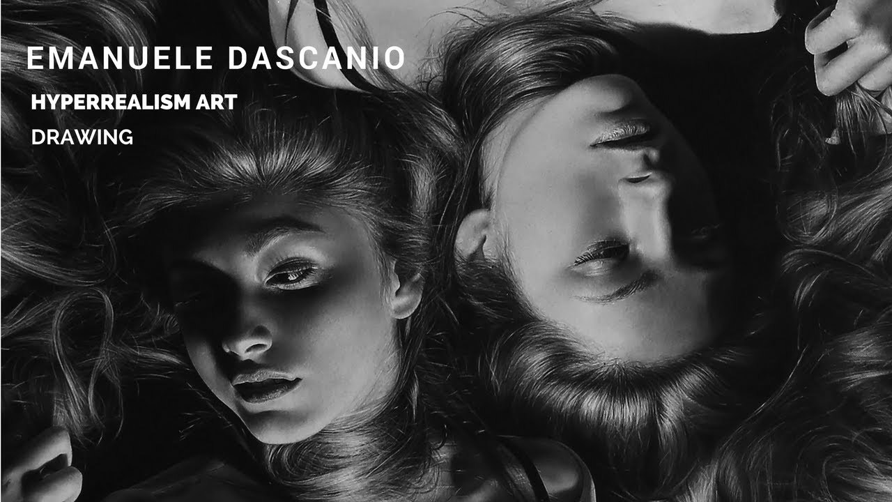 HYPERREALISM - 550 working hours drawing charcoal and graphite! Made by Emanuele Dascanio
