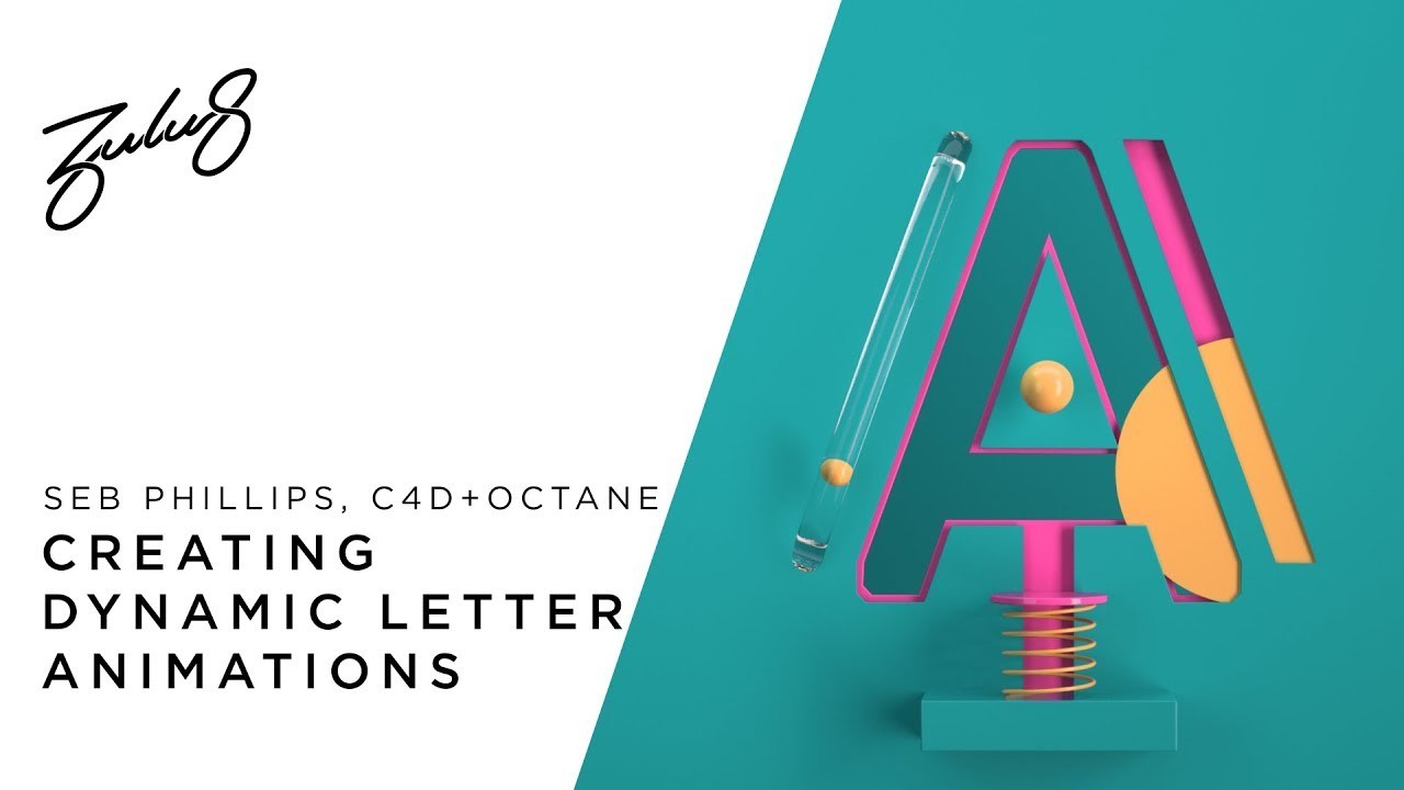 How To Create Dynamic Letter Animations In C4D & Octane Render
