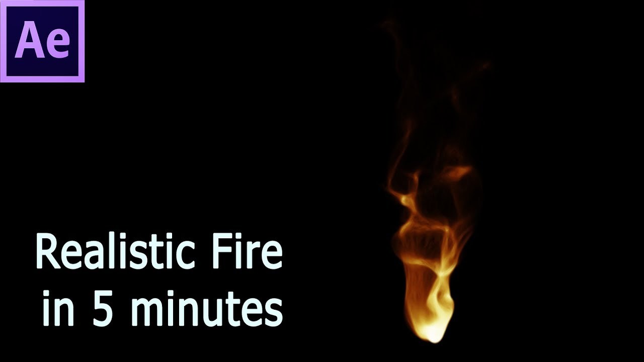 After Effects tutorial - Create realistic fire with Trapcode Particular - 110