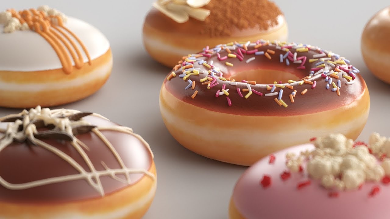 3D Doughnuts for Krispy Kreme