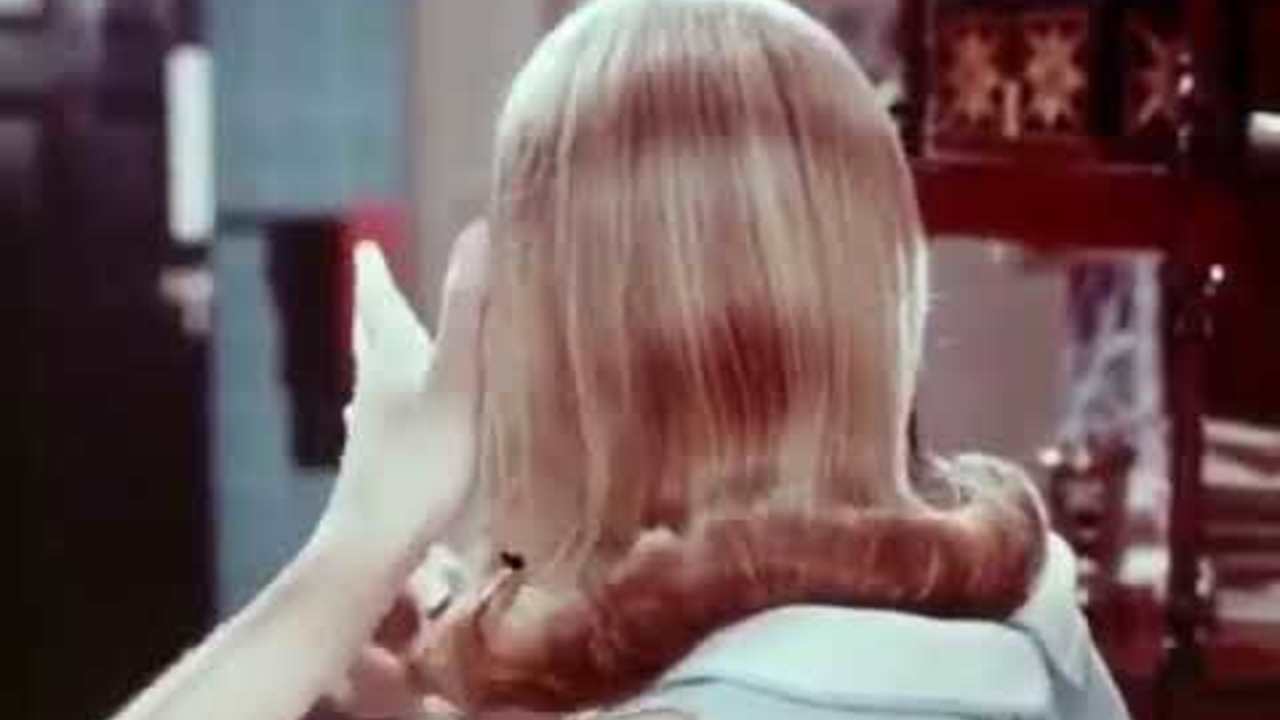 Pattie Boyd 1964 Silvikrin shampoo commercial