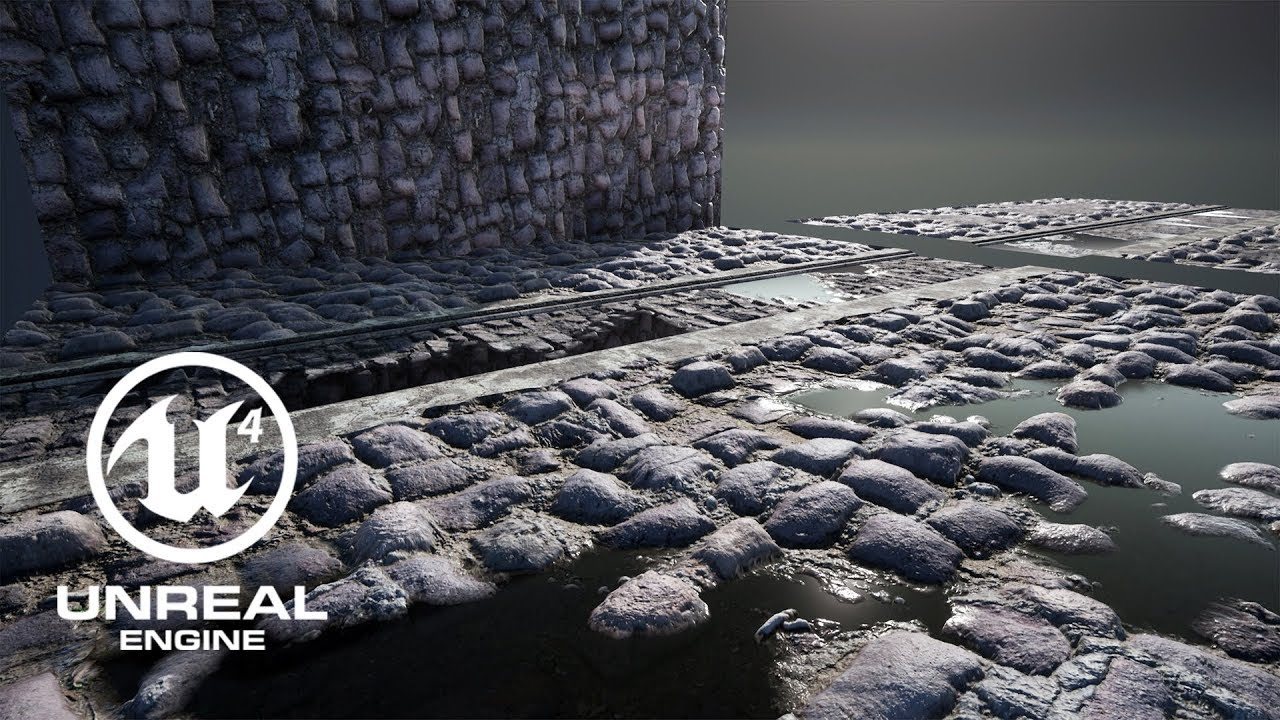 Tutorial: UE4 Parallax Occlusion Mapping with Vertex-Blending