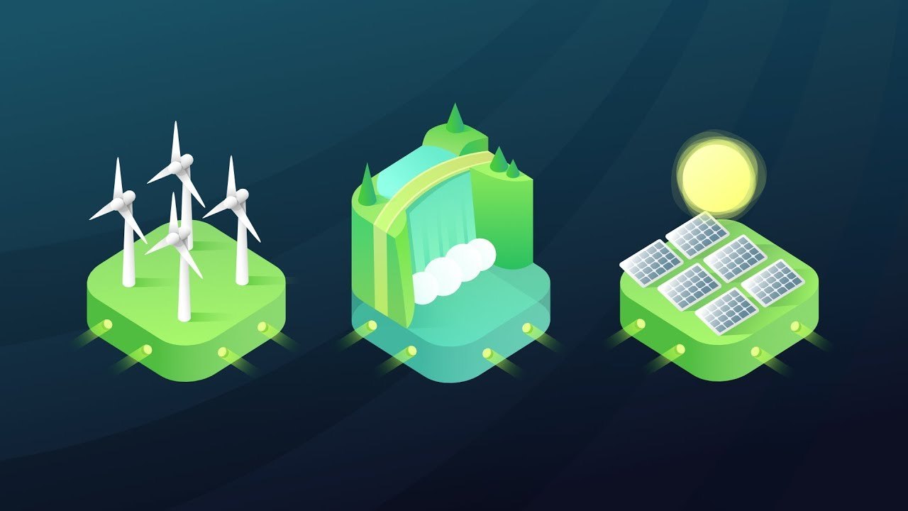Isometric Renewable Energy Icons | Speed drawing + iso tip | Affinity Designer