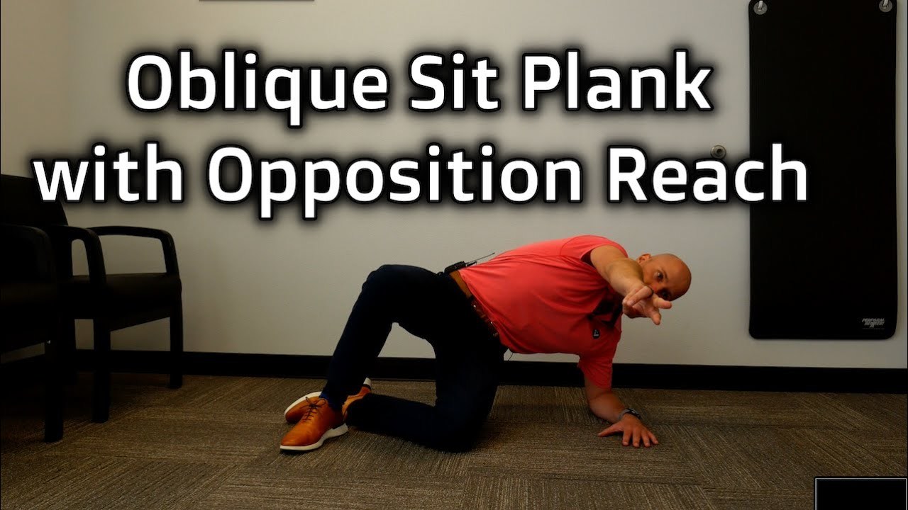 Oblique Sit Side Plank with Opposition