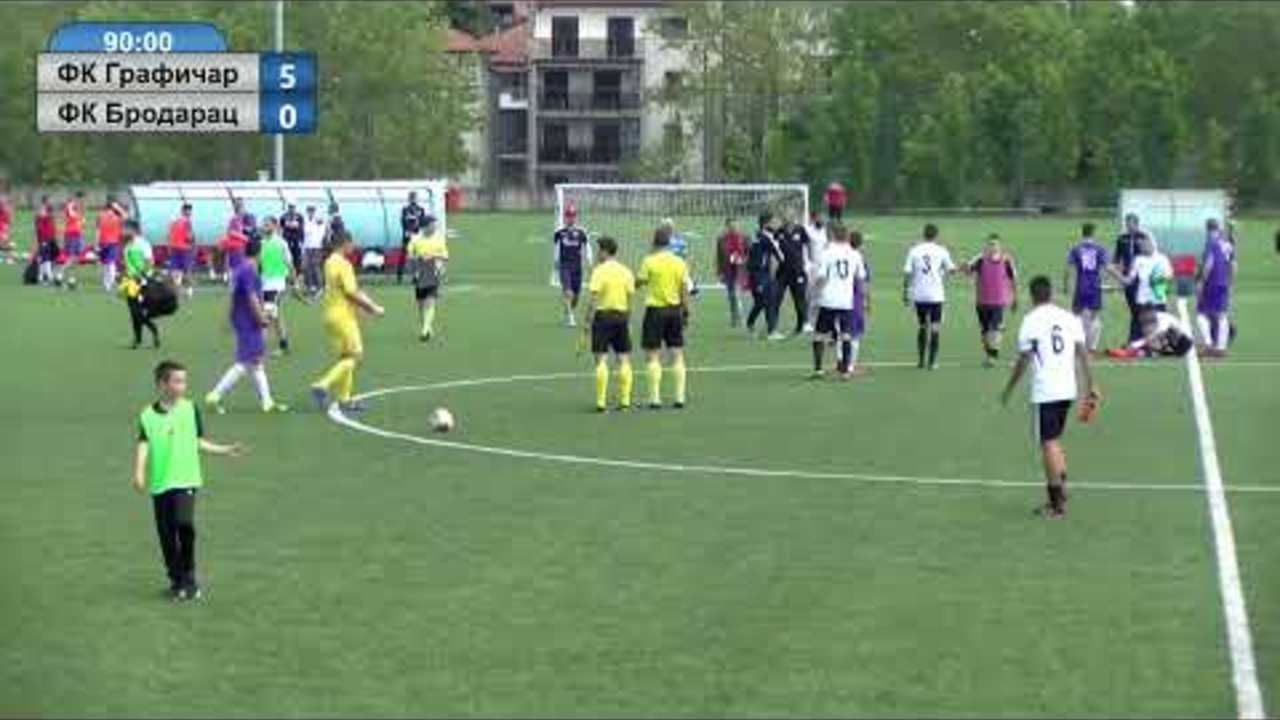 Srpska liga Beograd: Grafičar (Zvezda B) - Brodarac 5:0, ceo meč