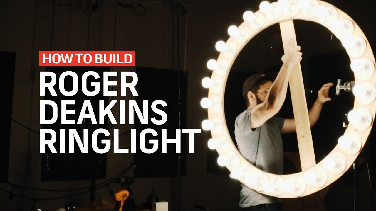 How To Make A ROGER DEAKINS RING LIGHT | Cinematography Techniques