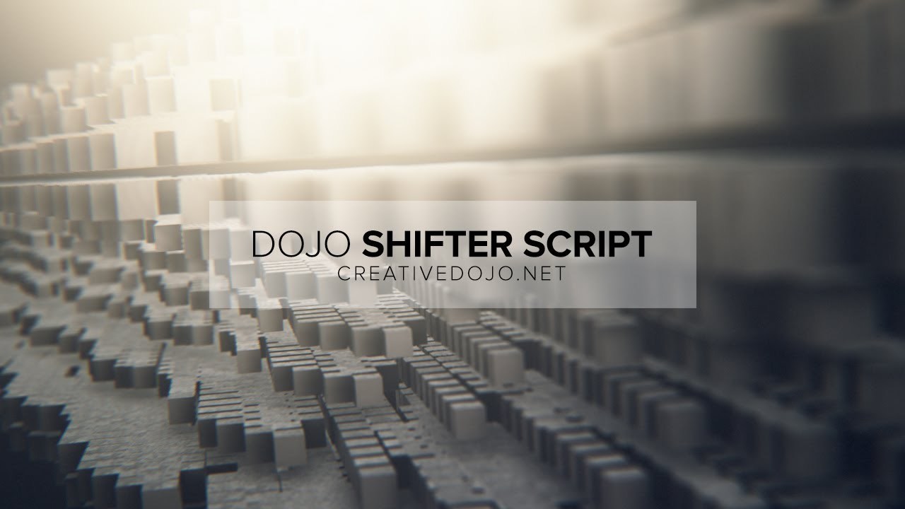 Dojo Shifter Script: Stagger & Offset Layers in After Effects (FREE)