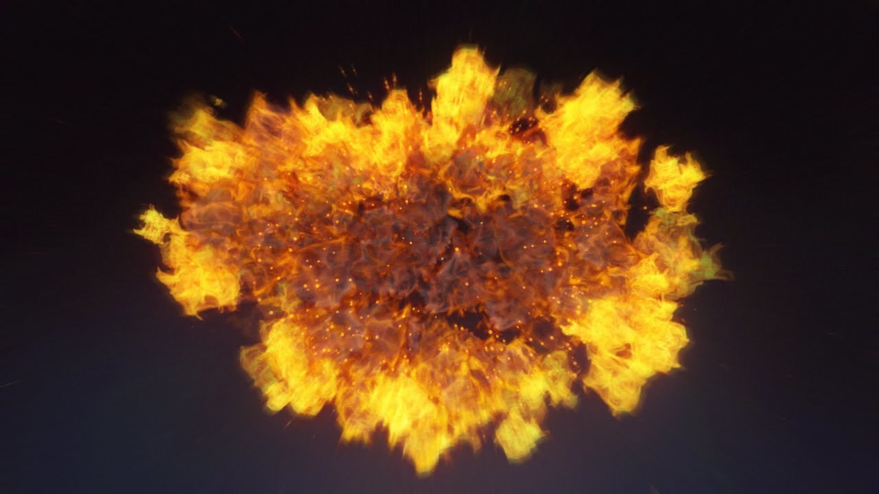 After Effects Tutorial - Fire Explosion with Particular