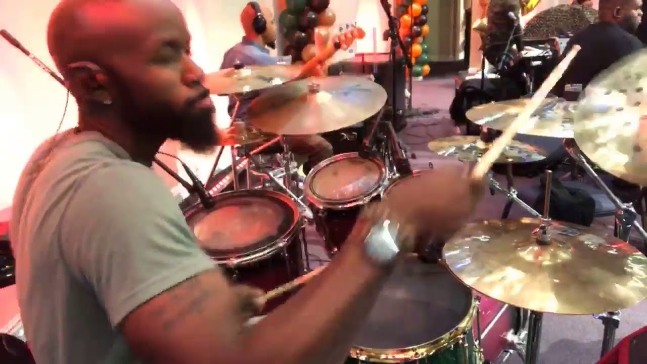 Victory Sunday!! Mike Hunter On Drums