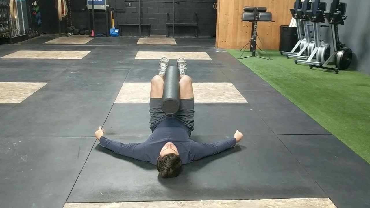 Hip IR Mobility - Supine 90/90 Foam Roll Squeeze