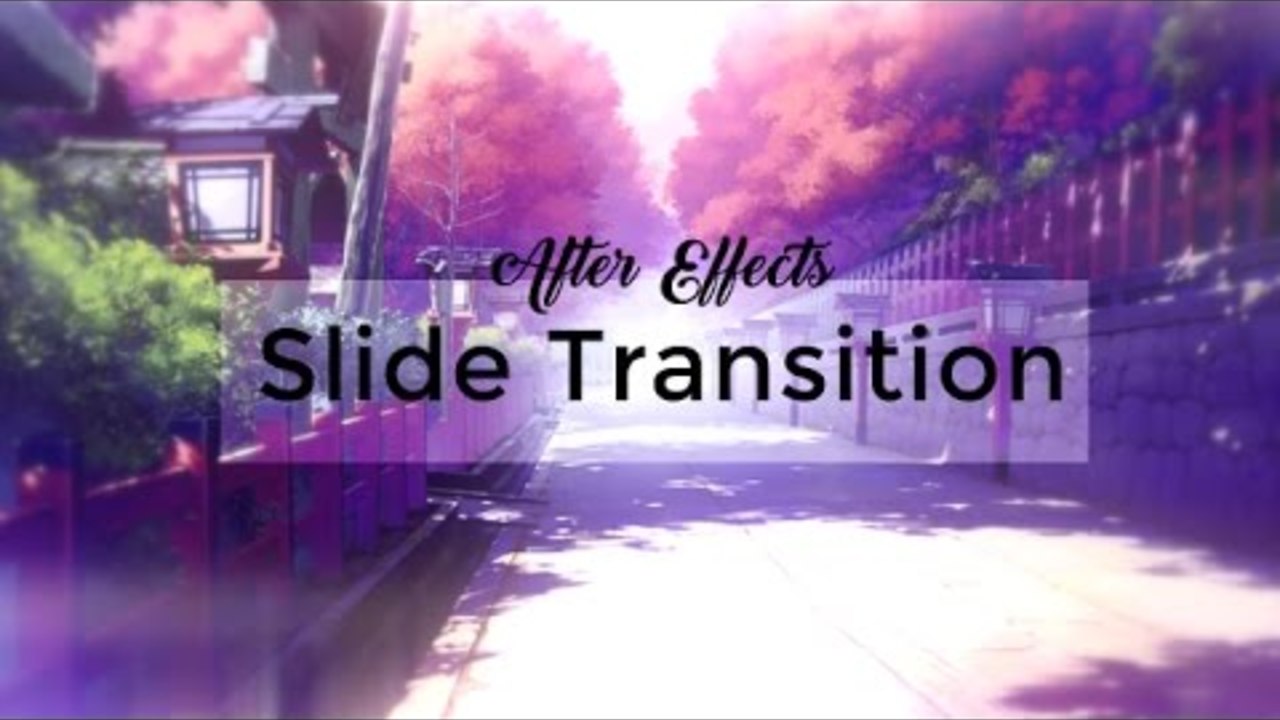 After Effects | Smooth Slide Transition