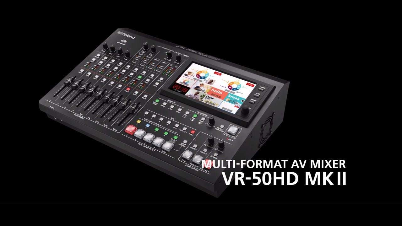 Roland VR-50HD MK II Multi-Format AV Mixer Features