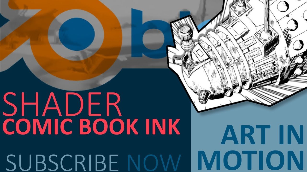 Blender Tutorial : Comic book/ Manga ink shader