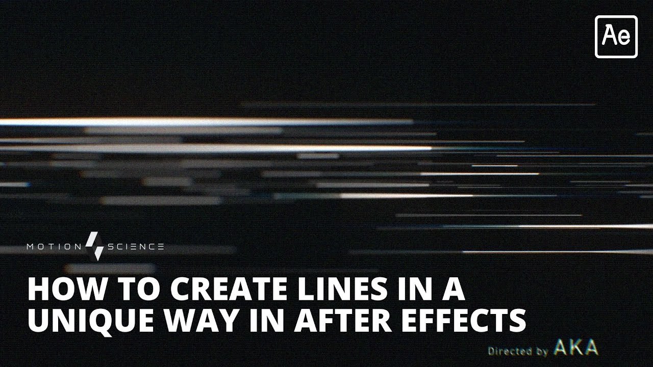 How to Create Moving Lines in a Unique Way in After Effects