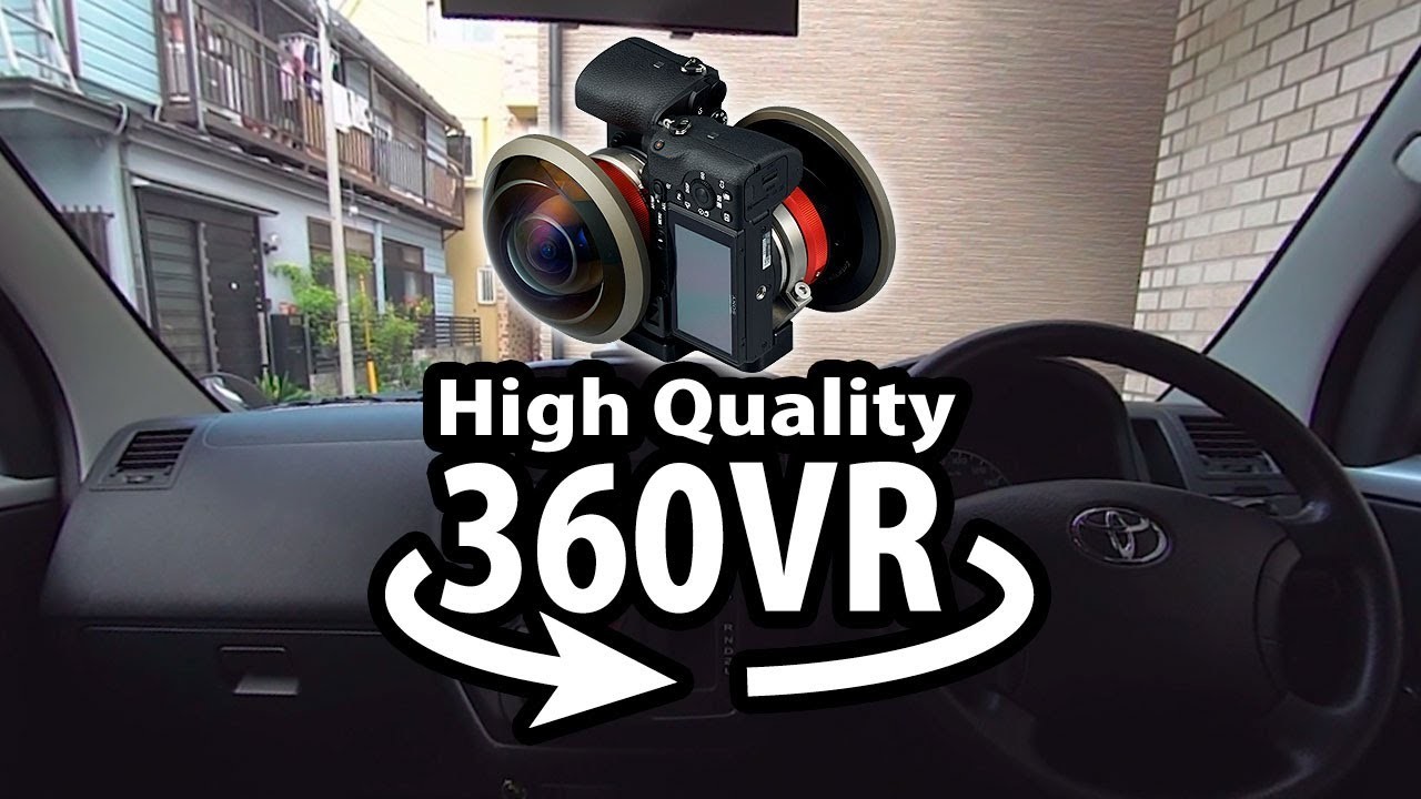 High Quality 360VR Camera in the Car