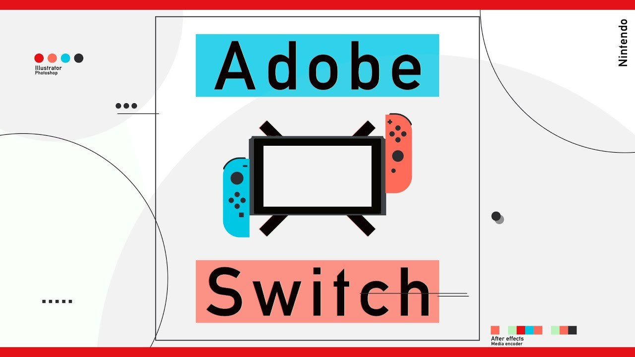 『Switch×Adobe　Fake　CM』モーショングラフィックス　架空CM