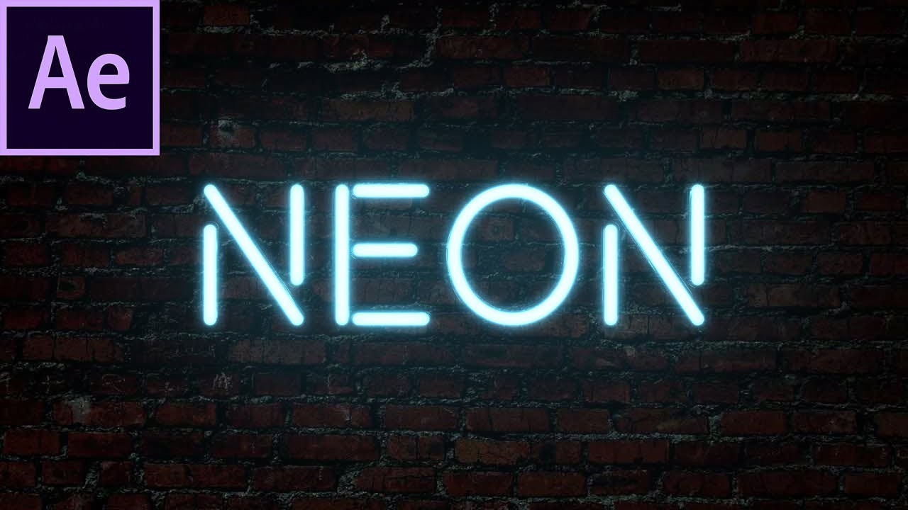 How To Add Neon Text In After Effects