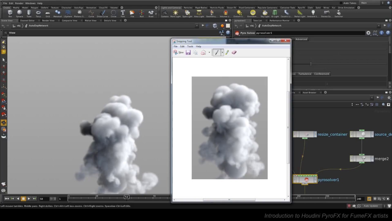 Introduction to Houdini - PyroFX for FumeFX Artists