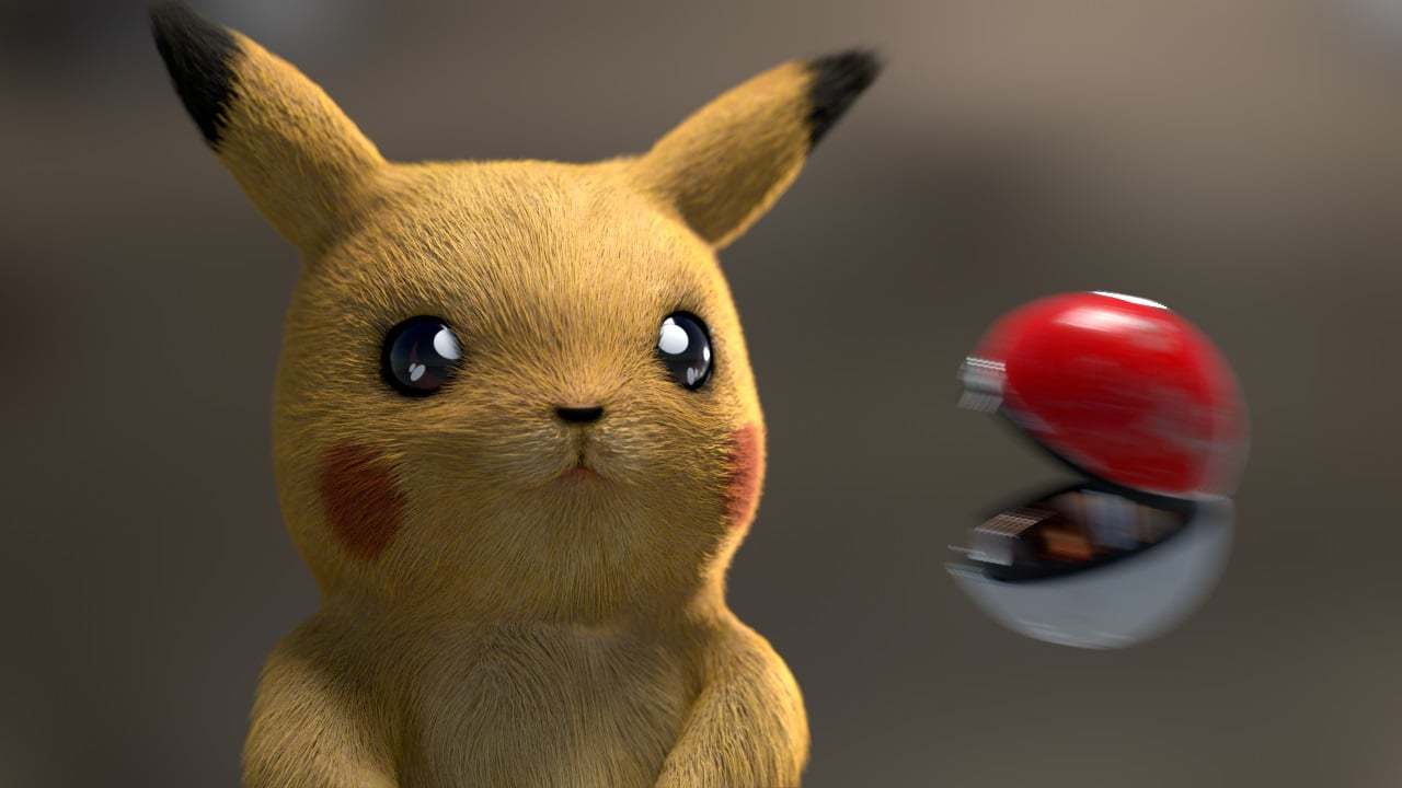 Houdini Pokeball catching a pokemon - Personal Project