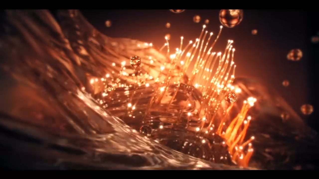 Water flowers blossoming in Houdini. Tutorial + project (HIP,comp,ae)