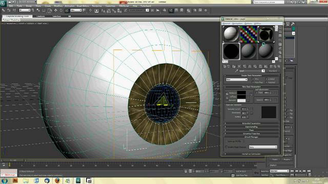 How to Model, Texture and Rig an Eye in 3DS Max