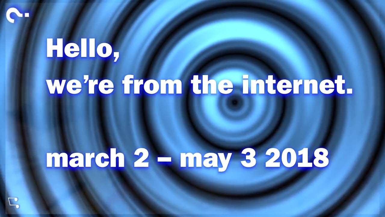 MoMAR inaugural show 'Hello, we're from the internet'