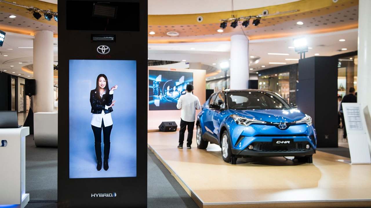 TOYOTA / HYBRID DISCOVERY INTERACTIVE SIGNAGE IN THAILAND/ CASE STUDY