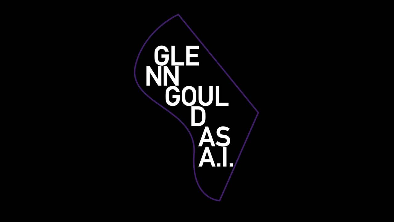 A.I.ピアニストのプロジェクトのモーションロゴ「DEAR GLENNーGLENN GOULD AS A.I.」