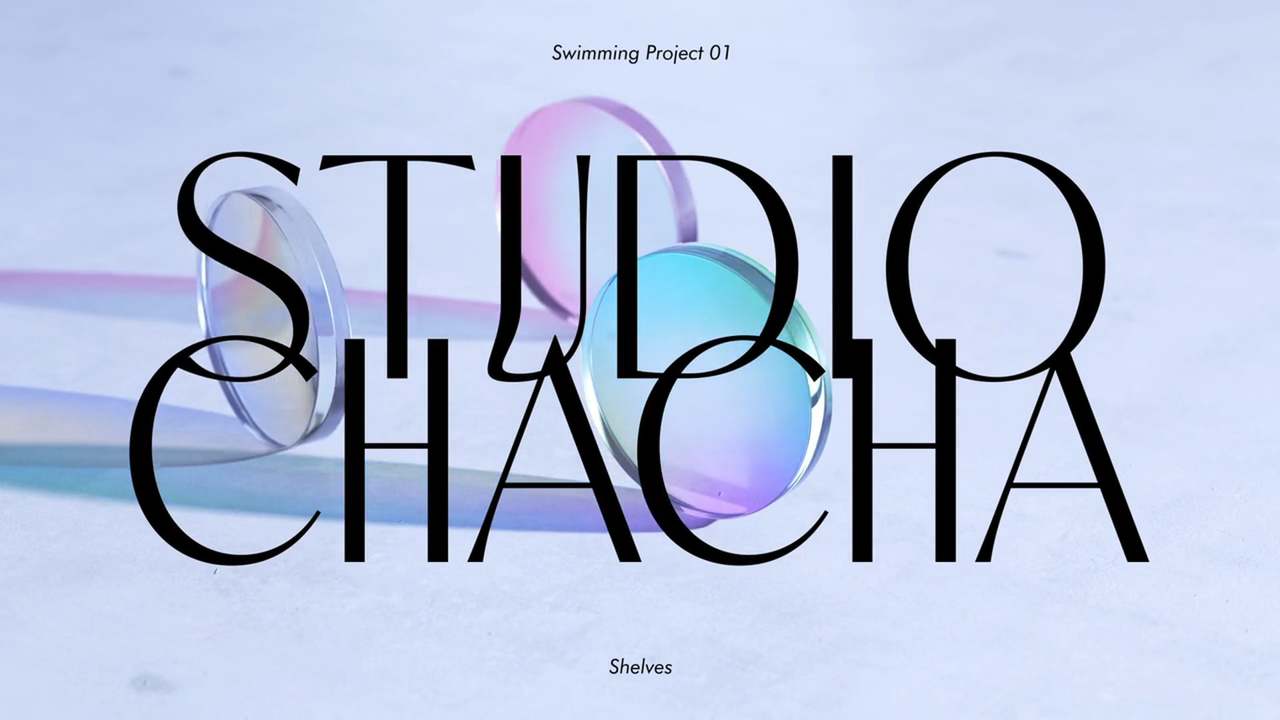 SWIMMING 01 : STUDIO CHACHA (Shelves)